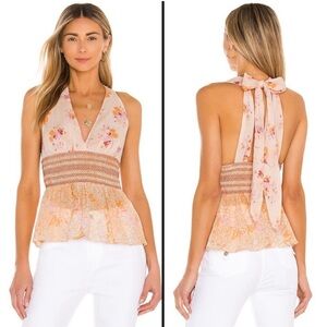 NWT Free People Brinkley Halter Top